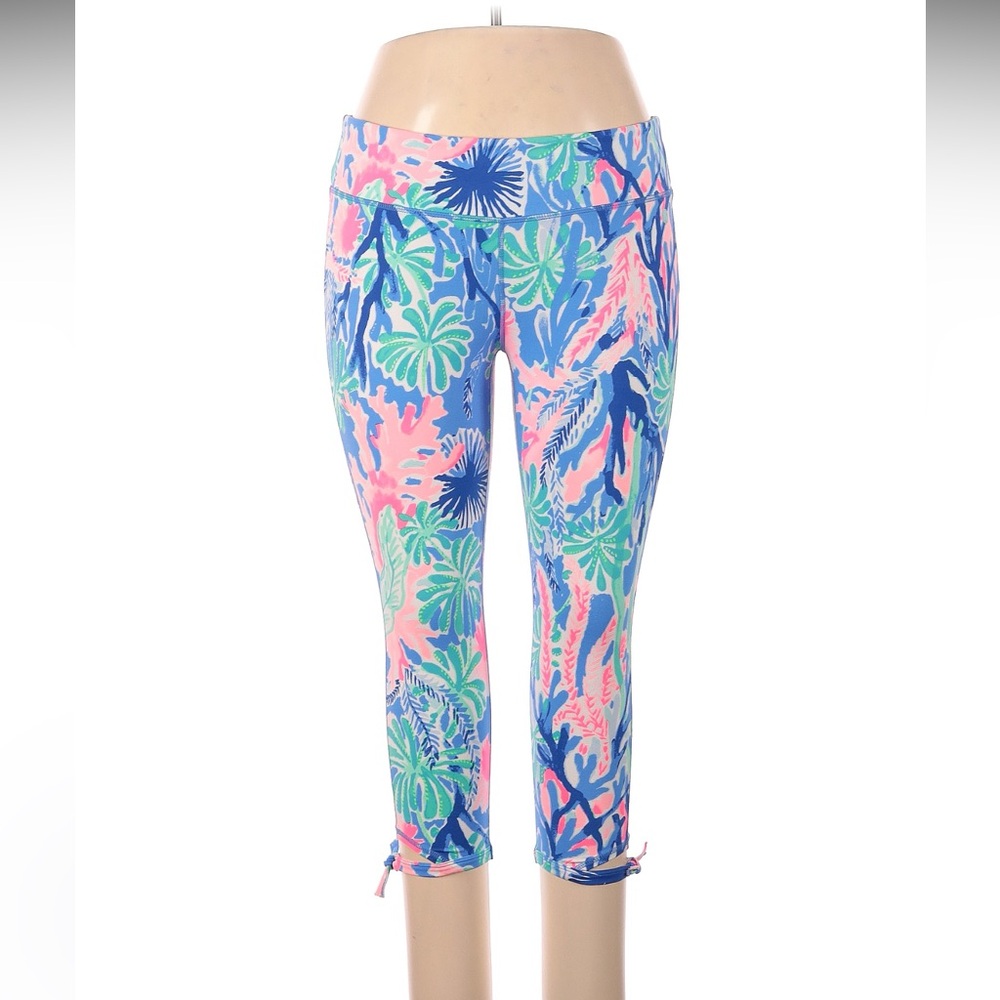 Lilly Pulitzer Colorful Tropical Print Leggings